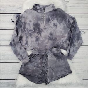 Princess Polly Cropped Sweater and Shorts Lounge Set